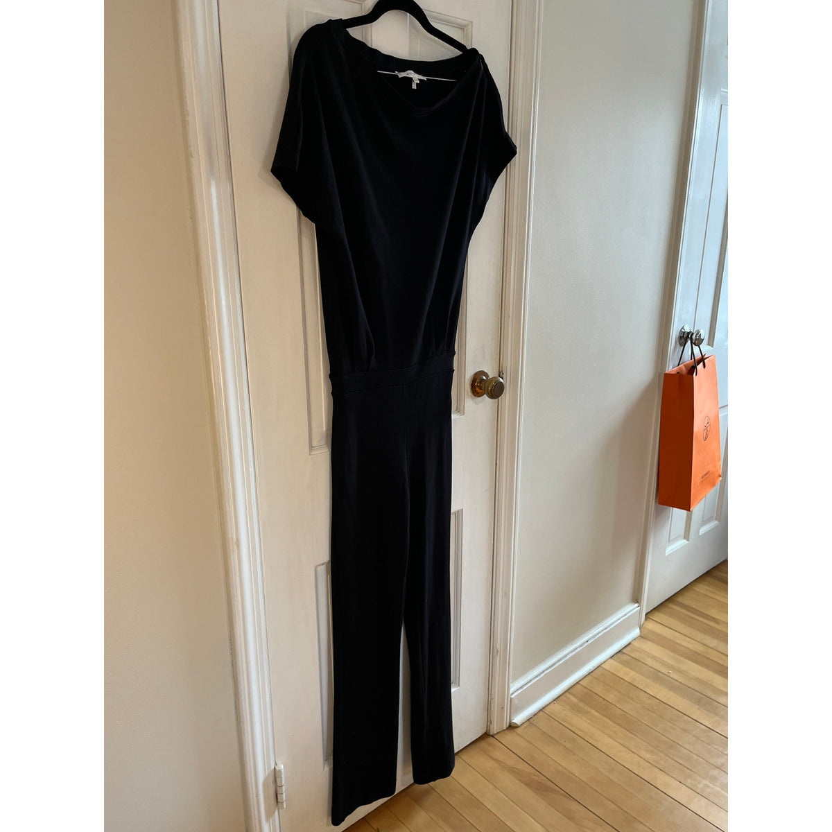 Reiss London Black Tailored Jumpsuit | Chic Professional Work to Night | Sz 0