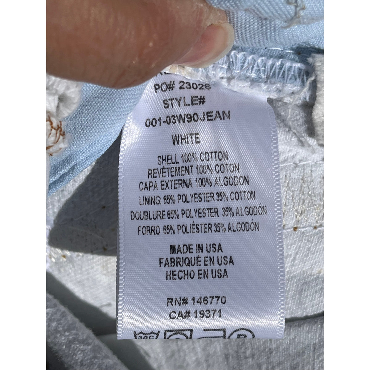 💎 Rare Grail: RE/DONE Reconstructed 90s Repair Jeans White 26 💎