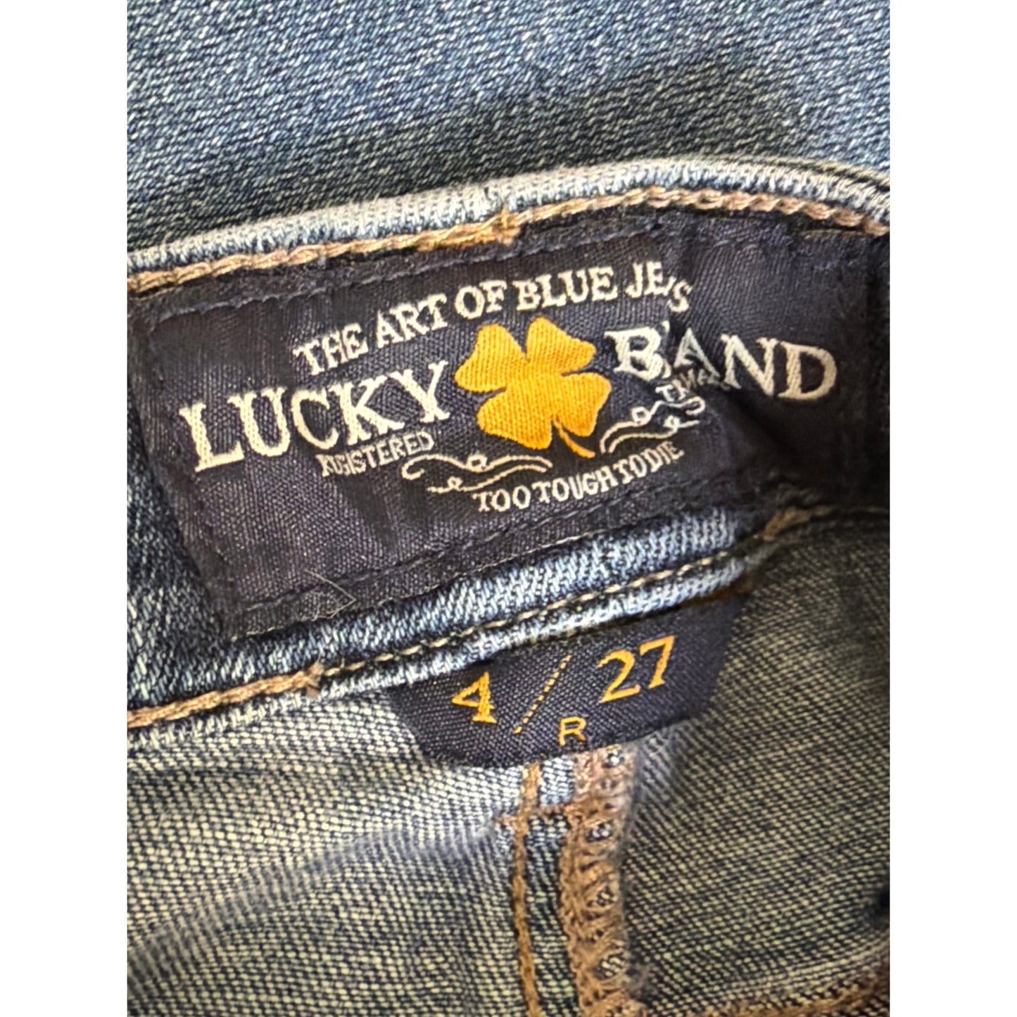 Lucky Brand Size 4 Lolita Bootcut Mid Rise Light Wash Jeans