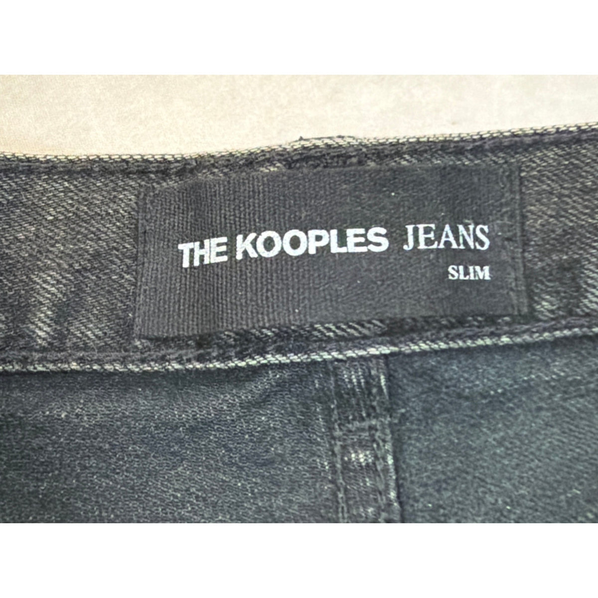 The Kooples Japanese Men's Denim Black Skinny Size 29 Jeans