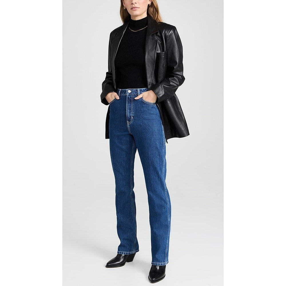 ✨ Reformation Pamela Ultra High Rise Straight Jeans Wallis 30 ✨