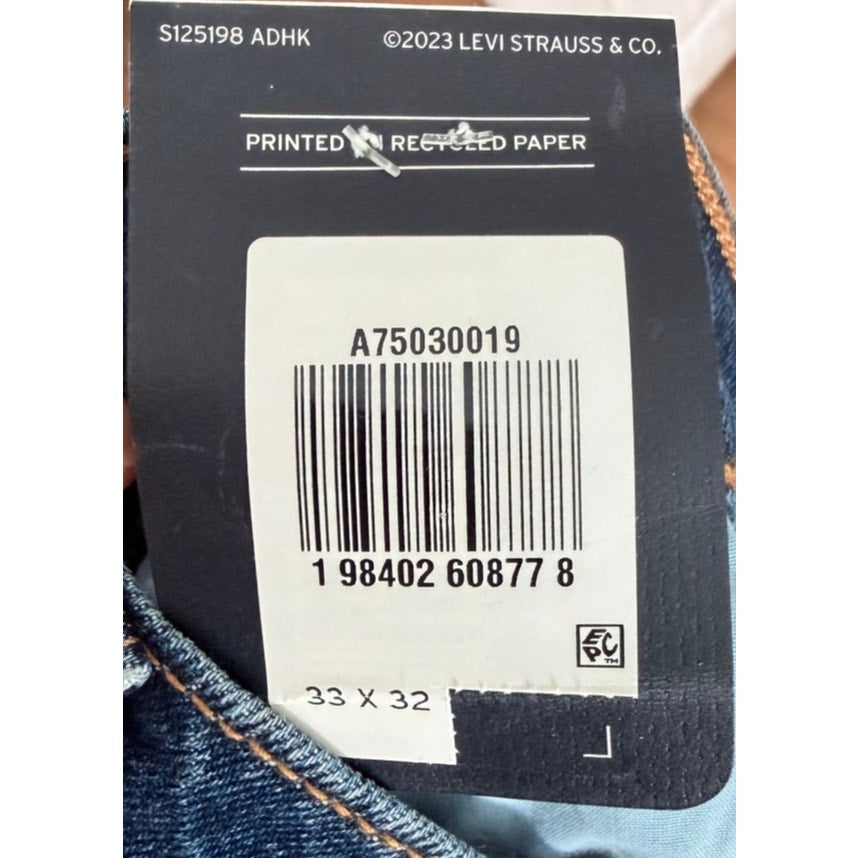 Levi's Premium Ribcage Bell Jeans - Size 33 - NWT