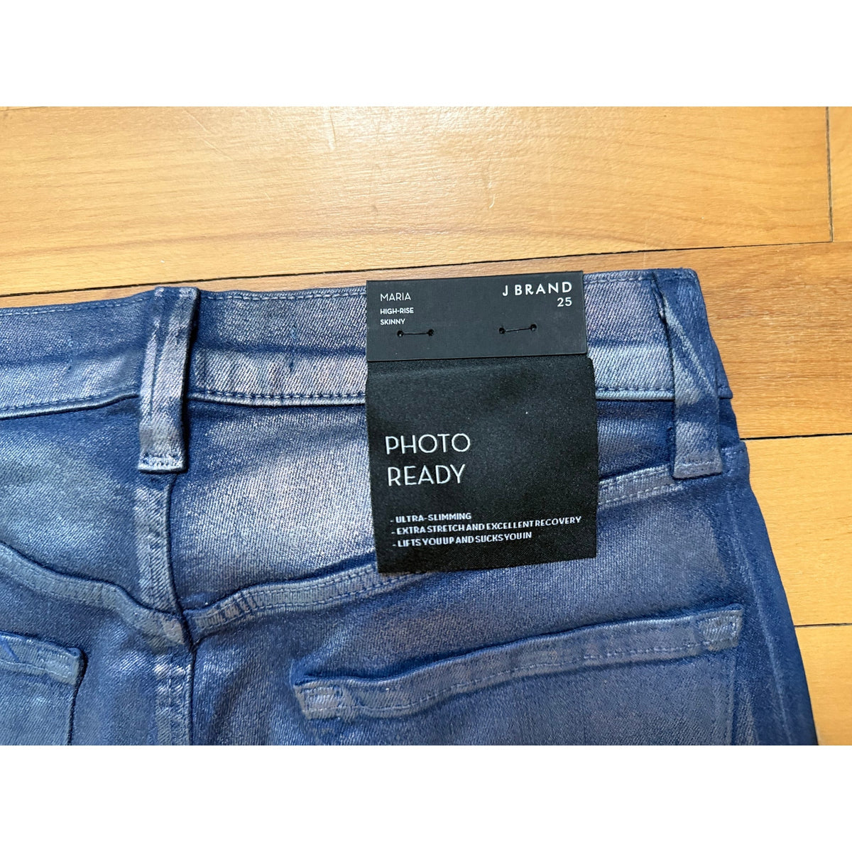 NWT J Brand Maria High-Rise Skinny Jeans – Indigo Shimmer