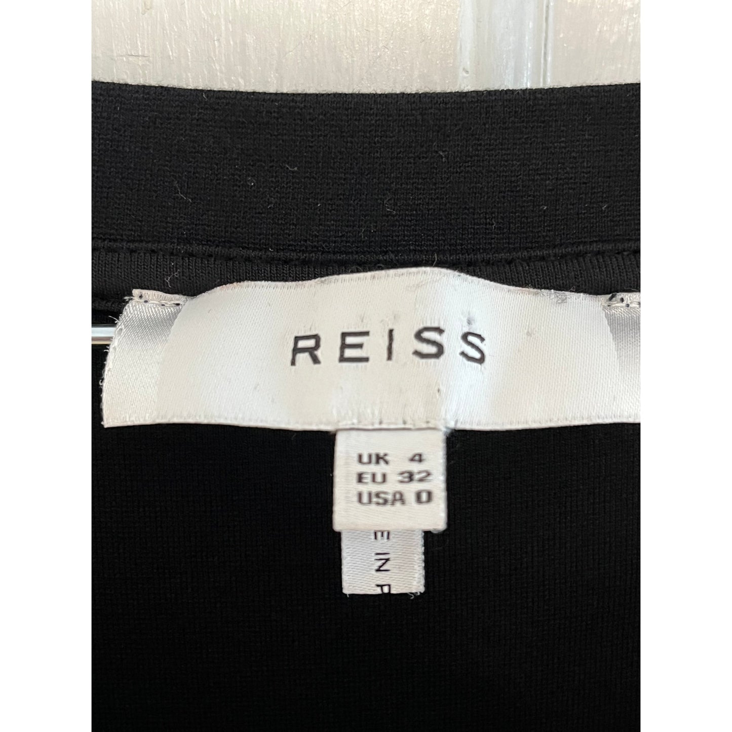 Reiss London Black Tailored Jumpsuit | Chic Professional Work to Night | Sz 0
