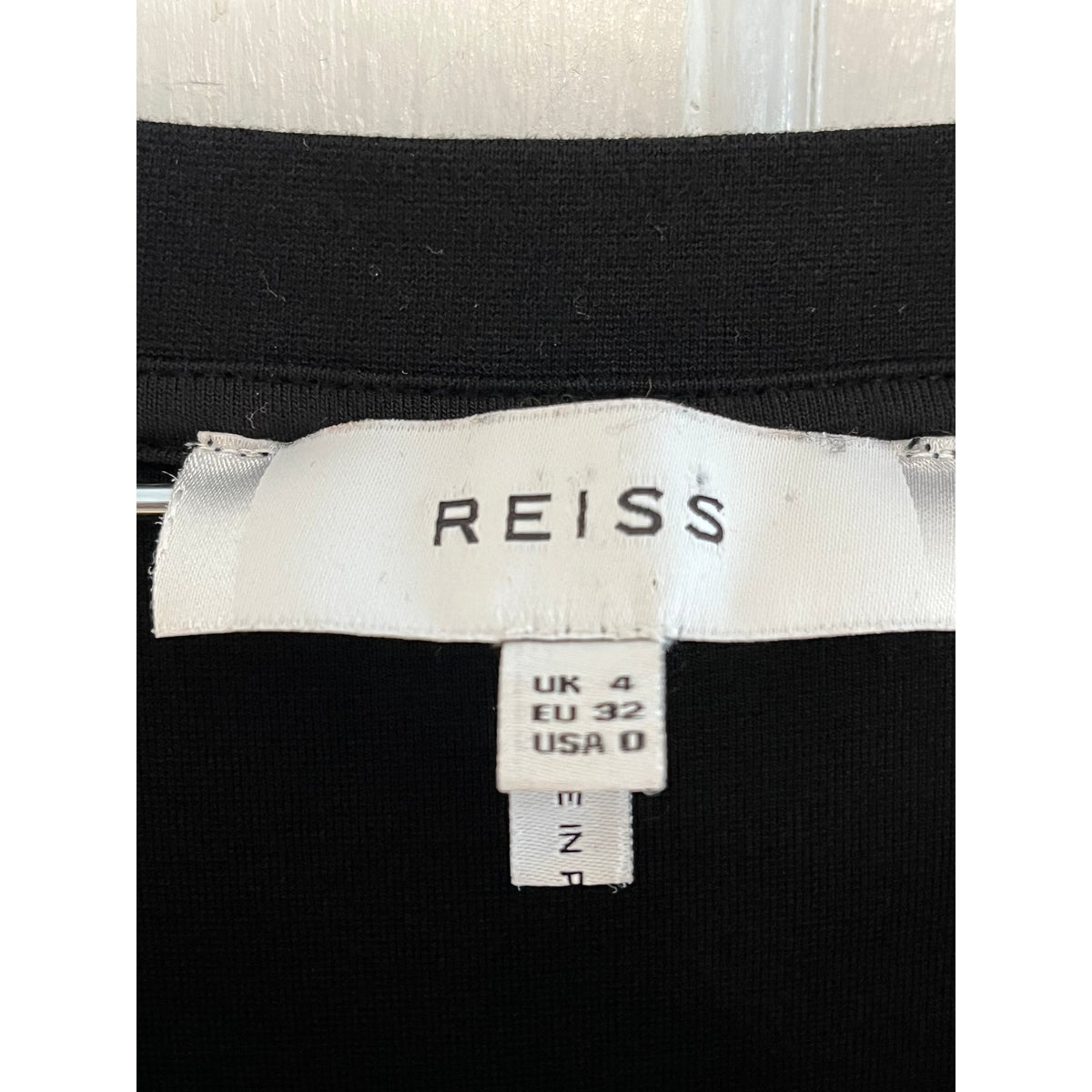 Reiss London Black Tailored Jumpsuit | Chic Professional Work to Night | Sz 0