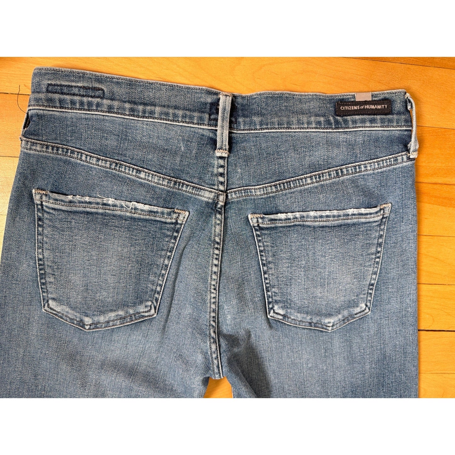 Citizens of Humanity Size 26 Emerson Slim Boyfriend Fit Mid Rise Blue Jeans