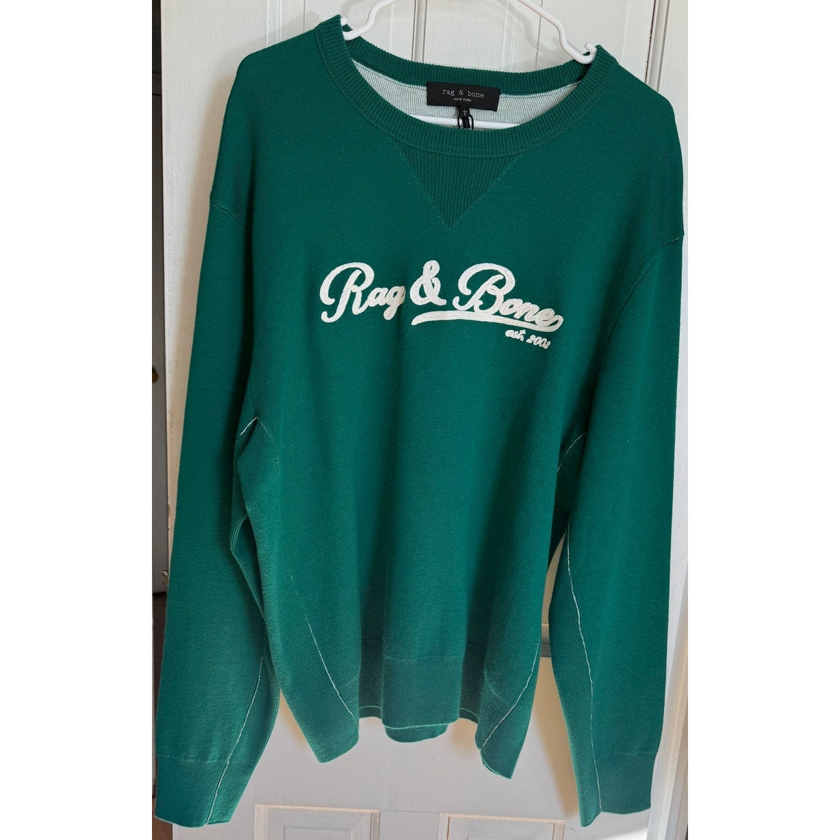 Rag and Bone Green Sweatshirt NWT - Large