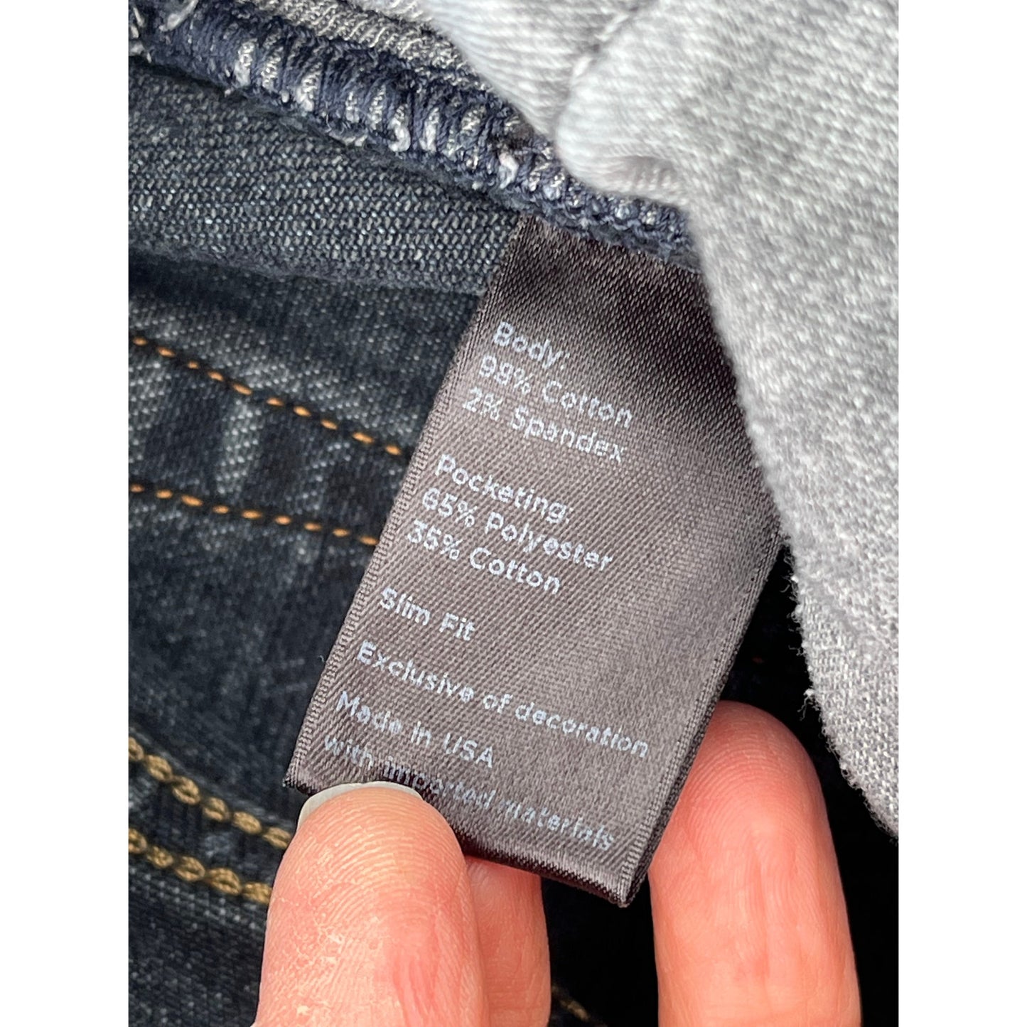 Flint & Tinder 33x32 Selvedge Athletic Slim Jeans Medium Wash Huckberry