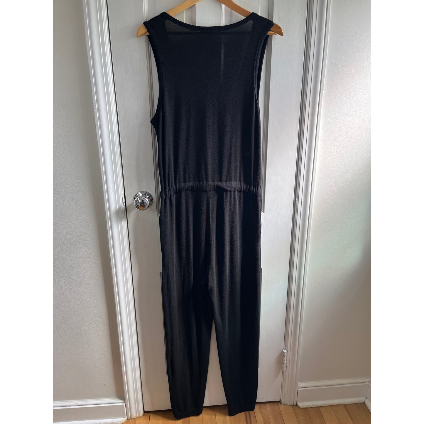 RAILS Becky Romper in Black Medium - Ultra Soft French Terry Lounge Jumpsuit ✨