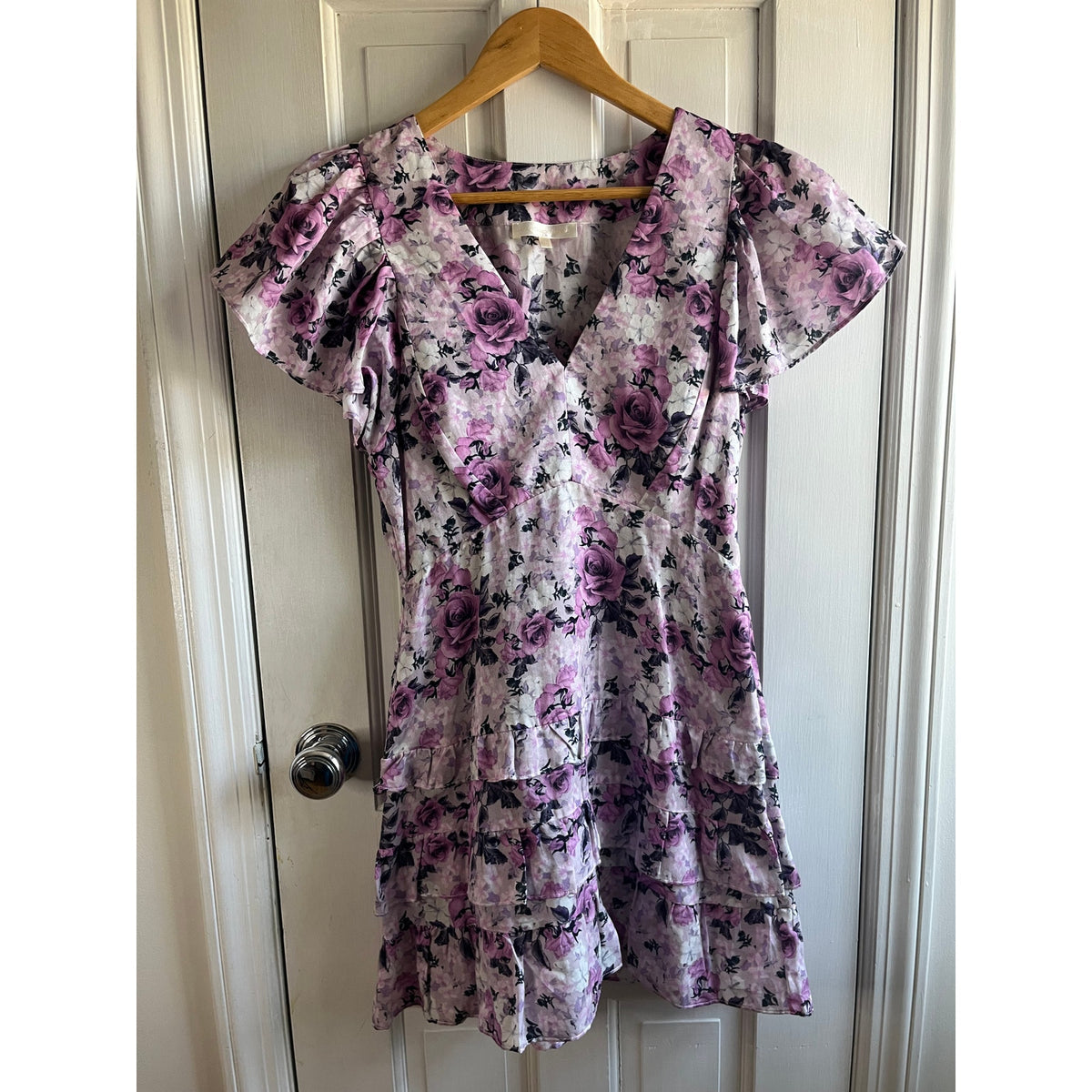 LoveShackFancy Higgins Dress 🌸 Sandy Pink Shores Silk Blend Mini Size 8