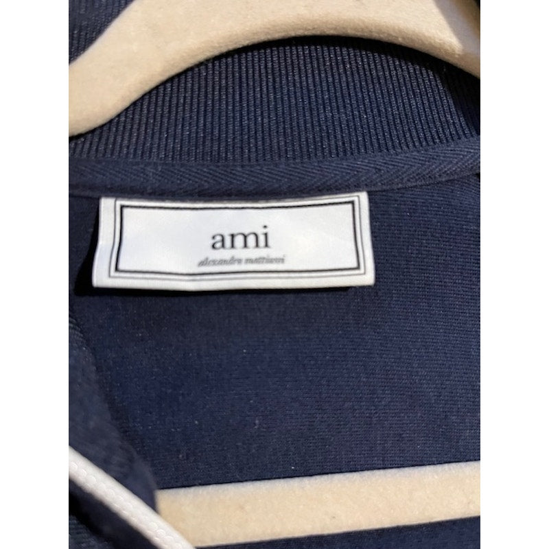 ⚓️ AMI Alexandre Mattiussi Navy Zip Track Jacket • Size XS Mint
