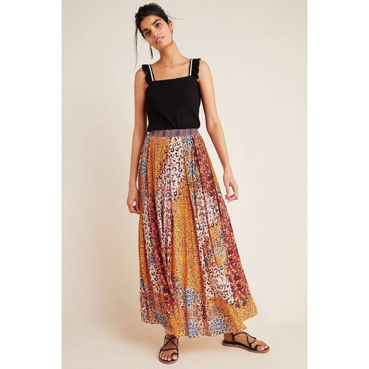 Bhanuni by Jyoti Panthera Mixed Animal Print Maxi Skirt 4 Boho Festival
