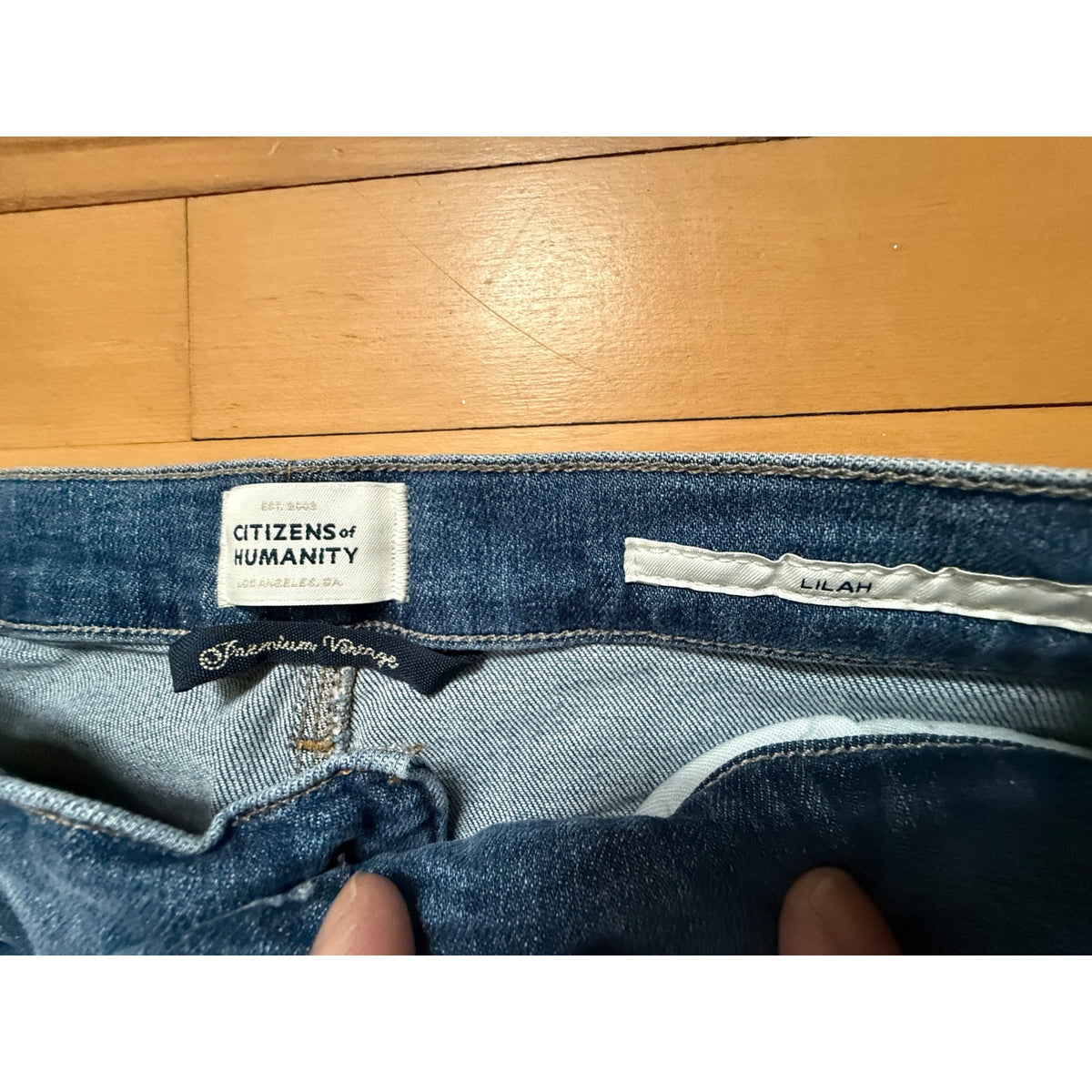Citizens of Humanity Lilah High Rise Bootcut Flare Jeans Blue - Size 26 EUC