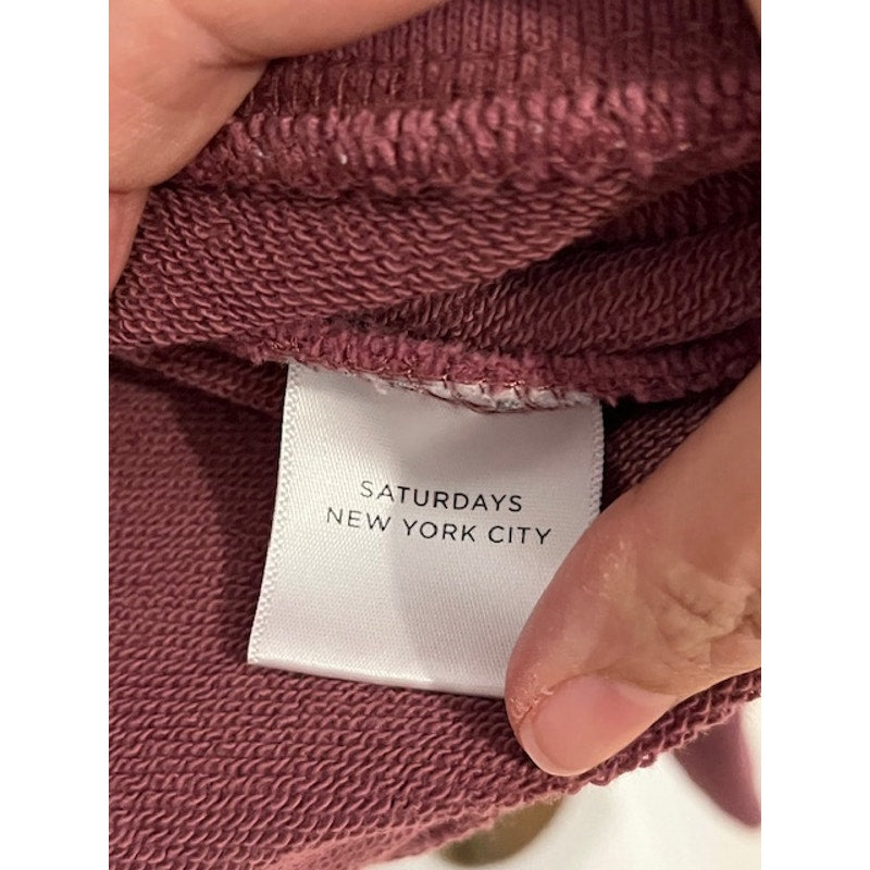 Saturdays NYC Men's Light Purple Sweatshirt - Large