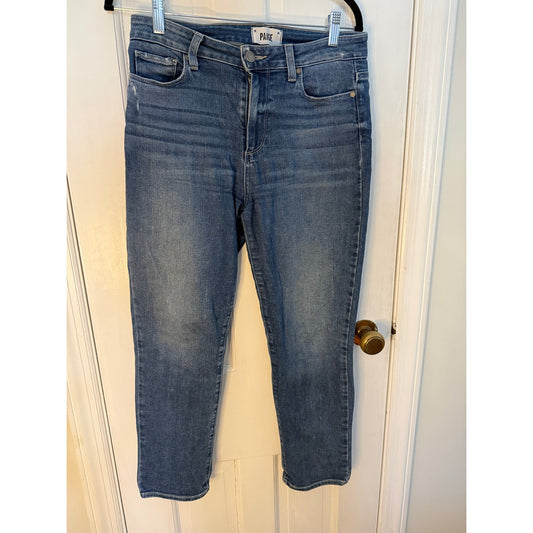 Paige Blue Jeans Huxton Slim Crop Size 25 - Excellent Condition