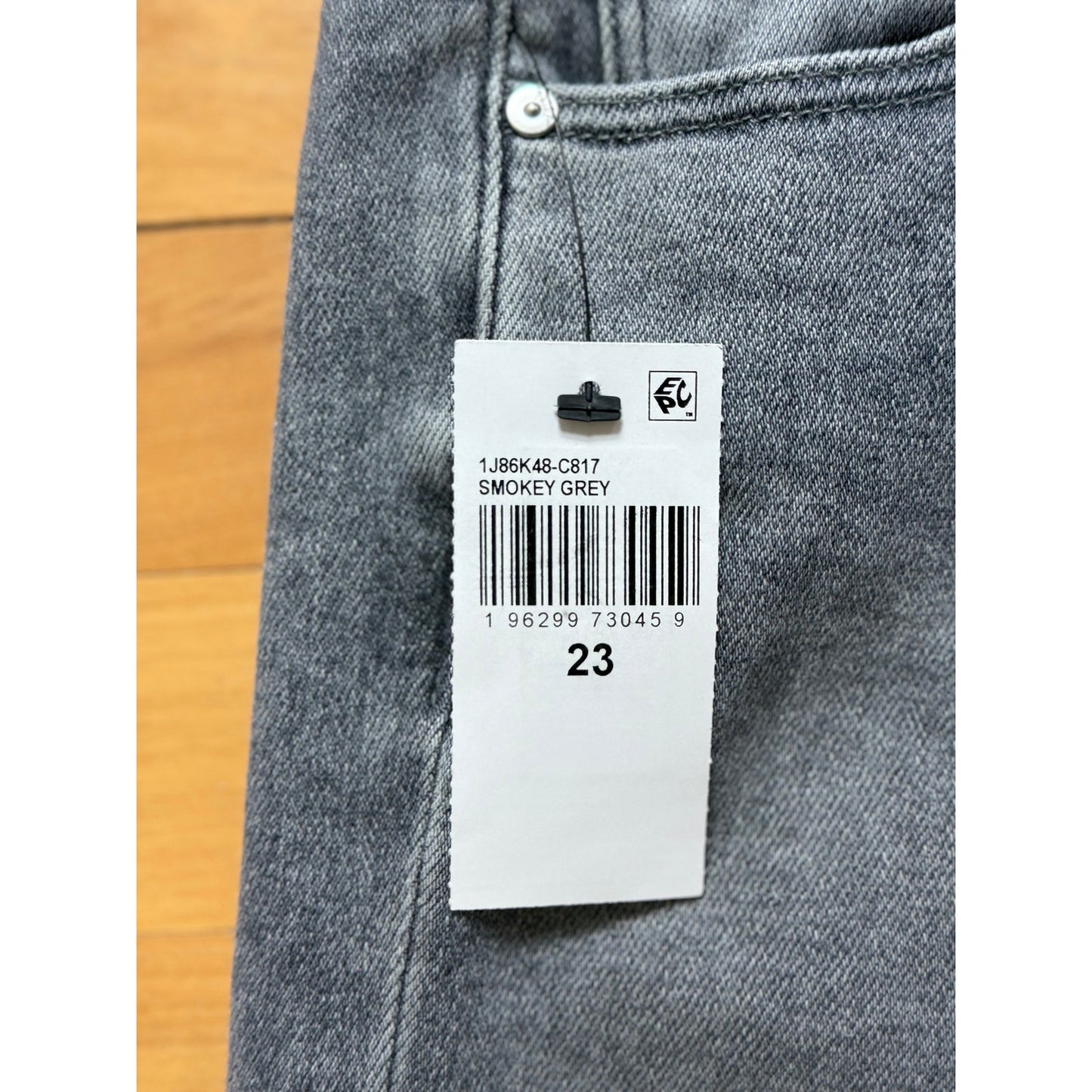 PAIGE Mason Ankle Jeans - Smokey Grey - Size 23 - NWT