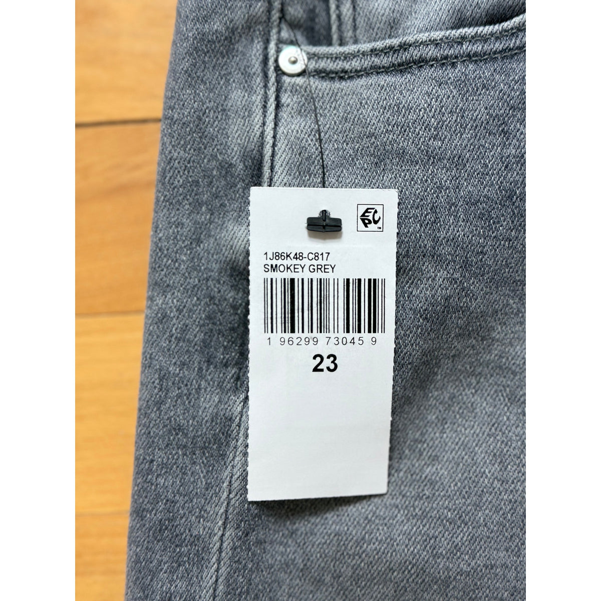 PAIGE Mason Ankle Jeans - Smokey Grey - Size 23 - NWT