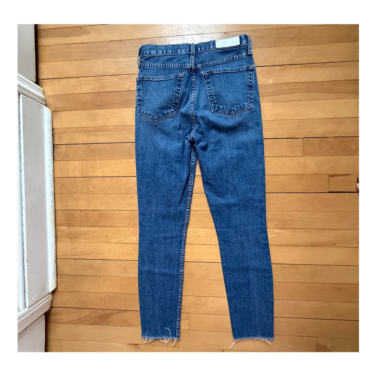 RE/DONE Originals 2017 High Rise Ankle Crop Jeans - Size 26 - EUC - MSRP $295
