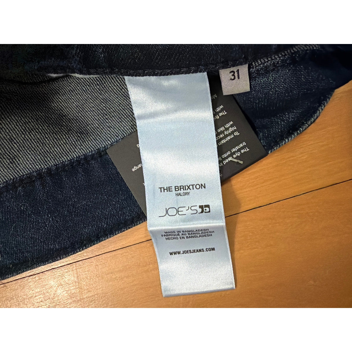 NWT Joe's Jeans The Brixton Halory Straight Leg Dark Wash Denim Mens Size 31x30
