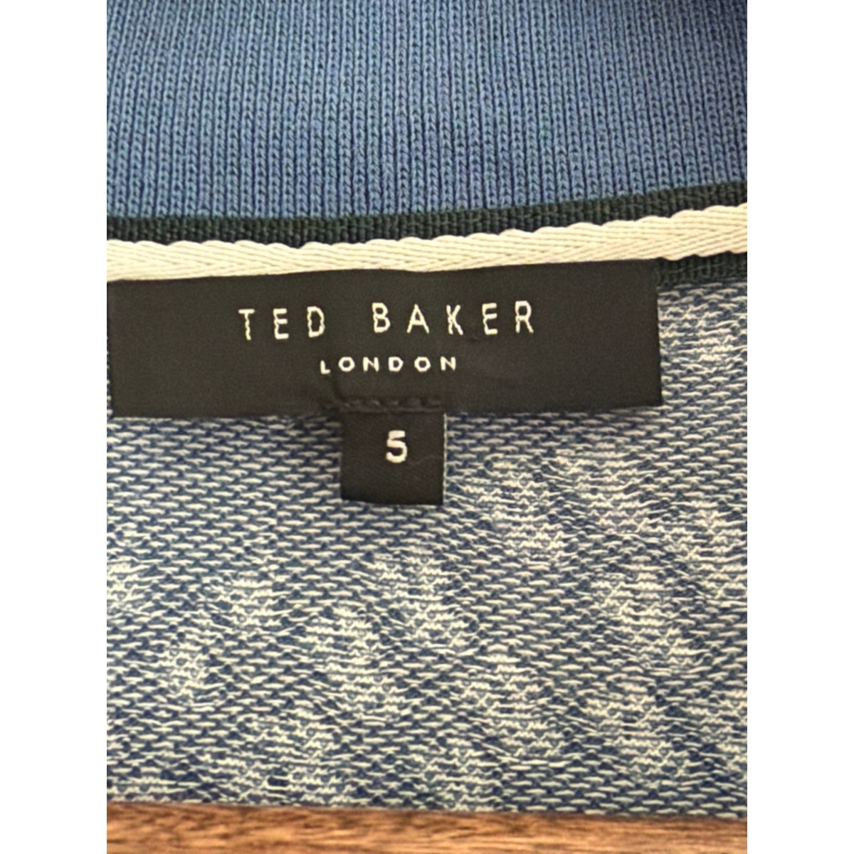 Ted Baker London Men's Floral Print Short Sleeve Polo Shirt - Size 5 (XL) 