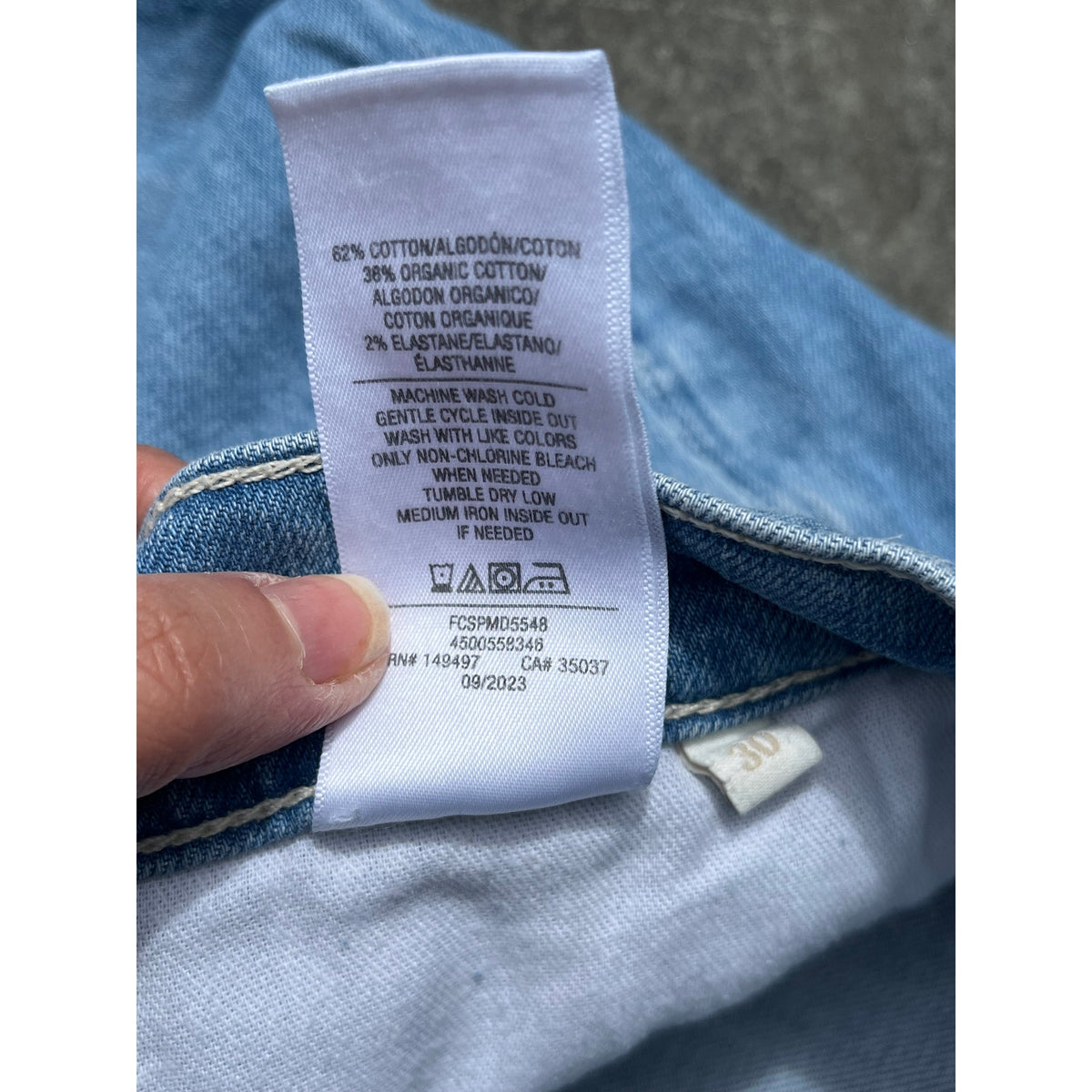 Favorite Daughter The Jordie Super High Rise Wide Leg Jeans Blue Size 30