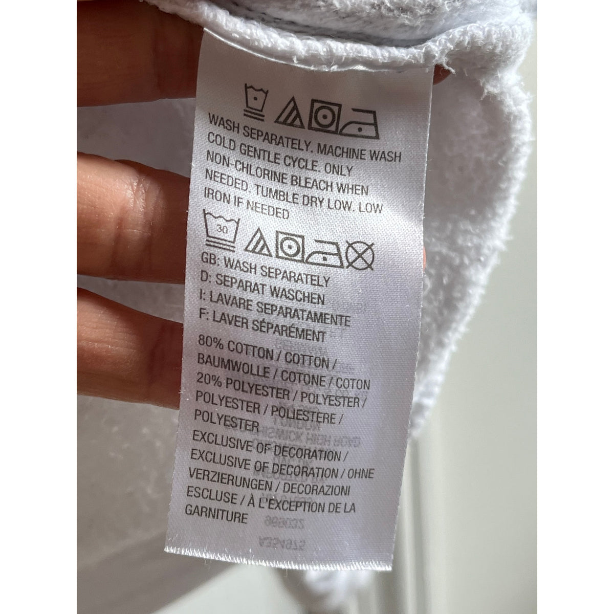 Tracy Anderson x GILI Rainbow Stripe Star Sweatshirt White S
