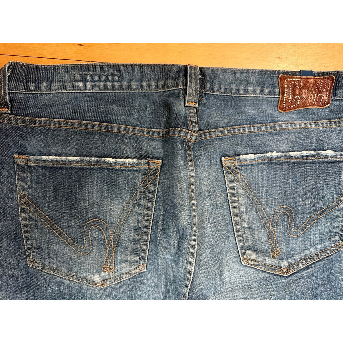 Vintage Citizens of Humanity MADE IN USA Mens Straight Leg Jeans Size 36 EUC
