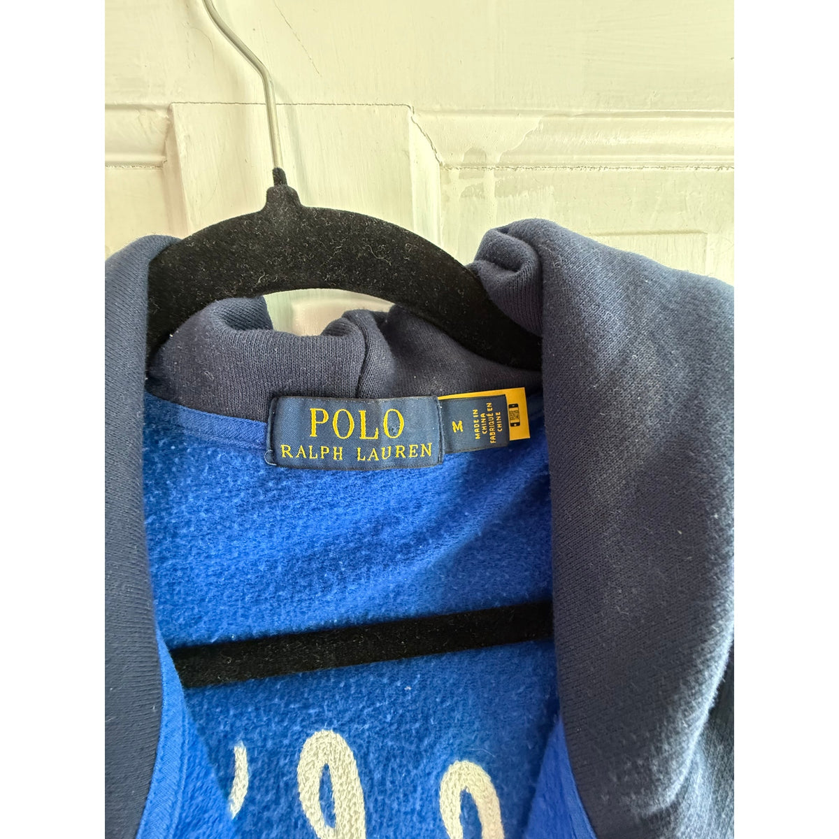 Polo Ralph Lauren "Polo Team" Blue Fleece Full-Zip Hoodie Size Medium