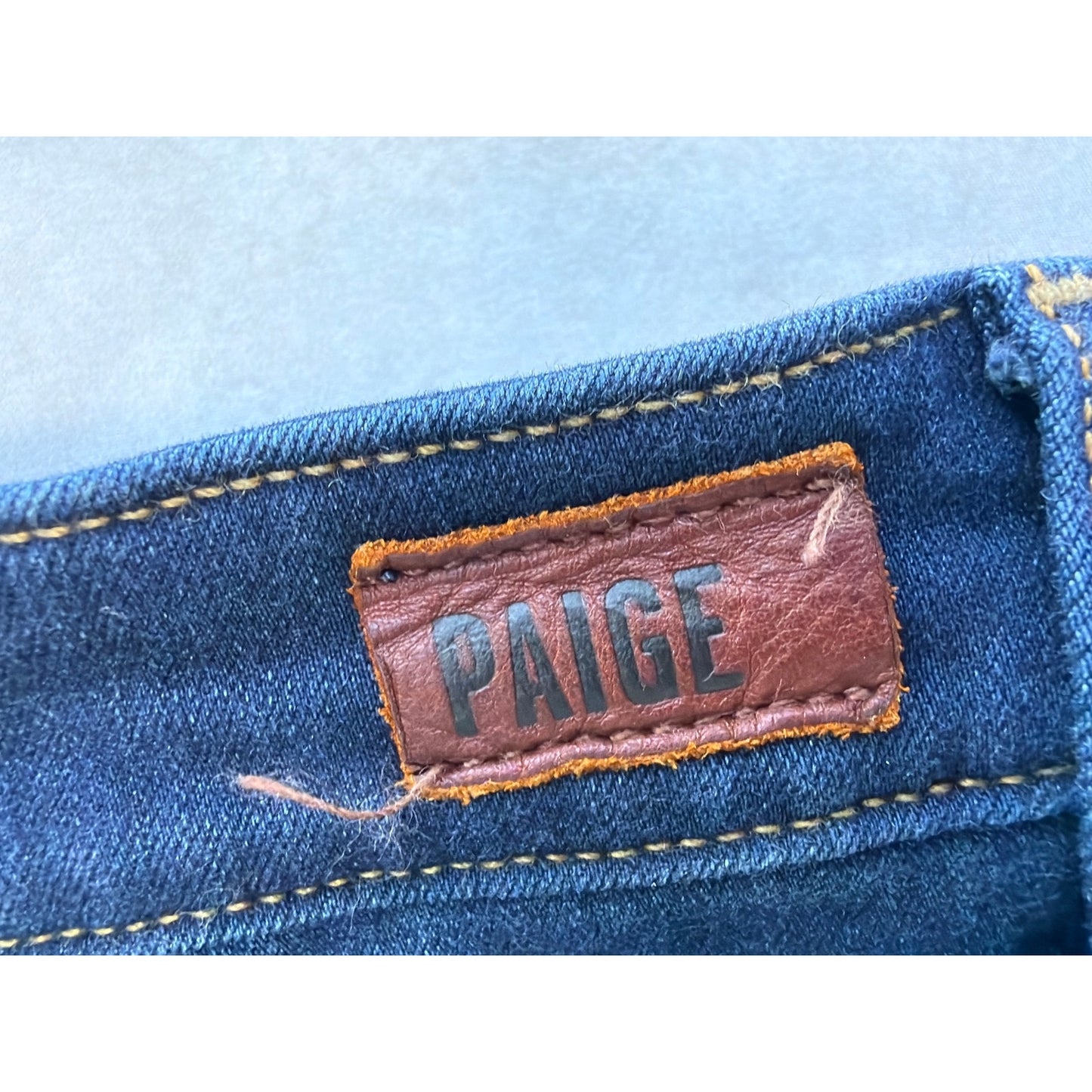 Paige Size 28 Hoxton Ankle Style Dark Wash Slim Fit Jegging