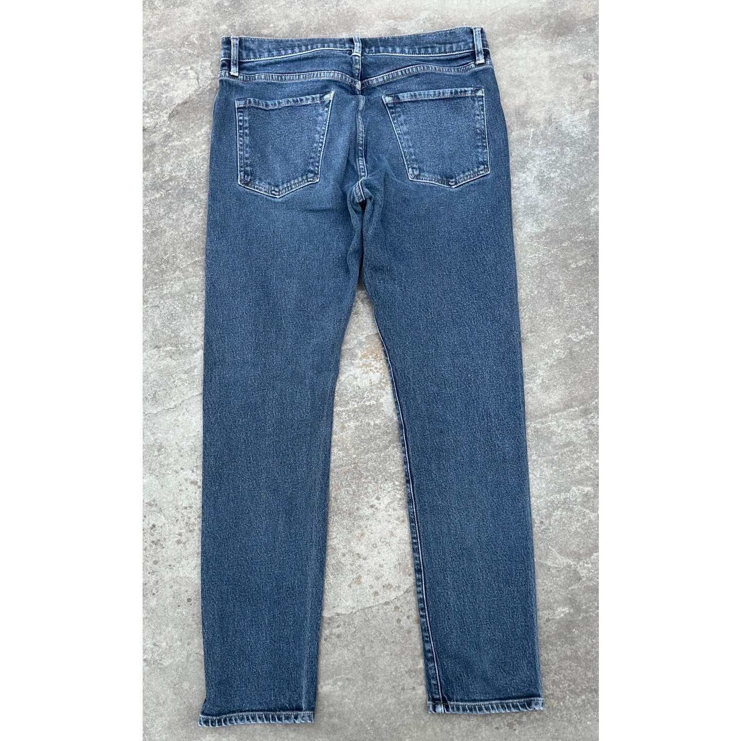 Flint & Tinder 33x32 Selvedge Athletic Slim Jeans Medium Wash Huckberry