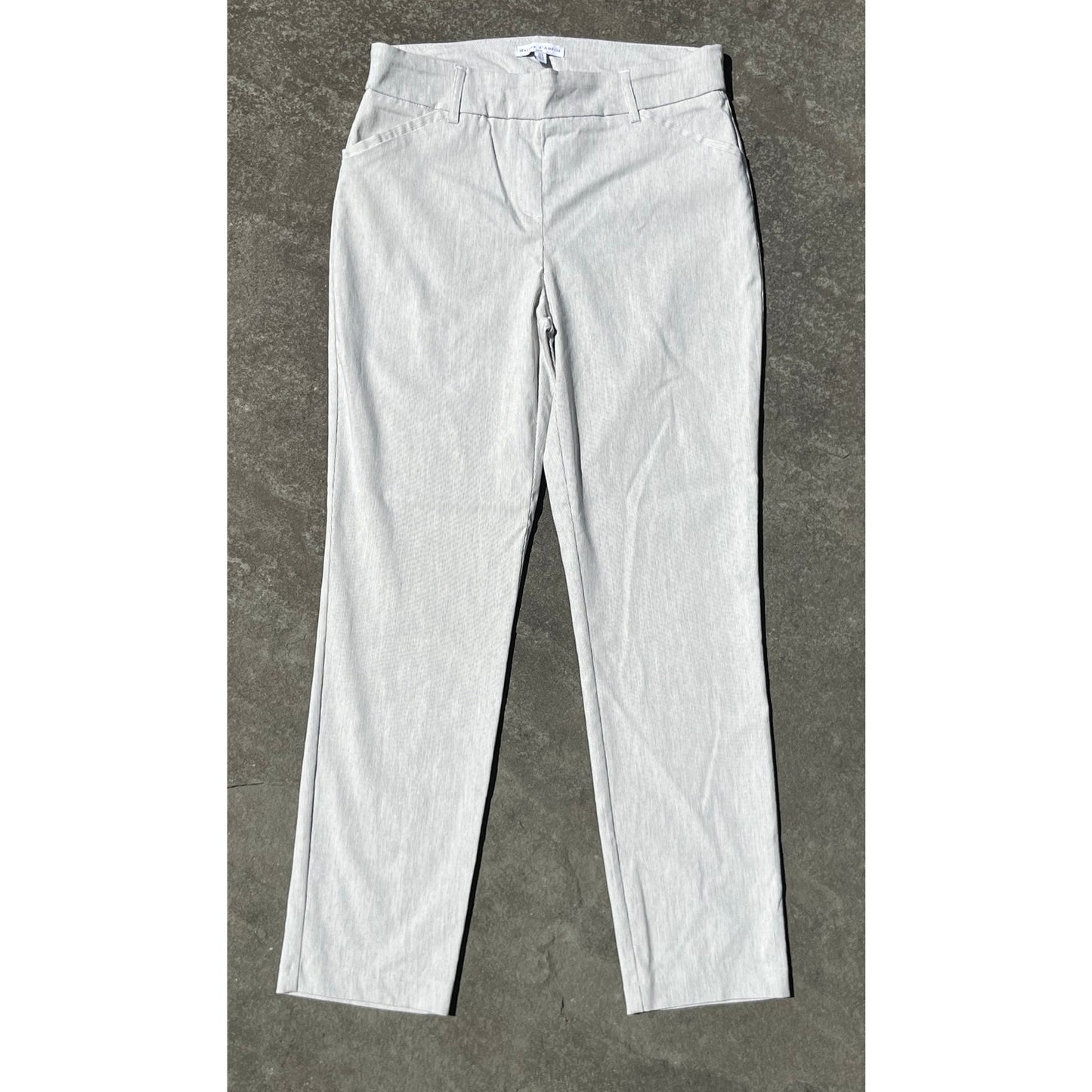 ✨ Maison D'Amelie Paris Light Pinstripe Straight-Leg Trousers 8 ✨