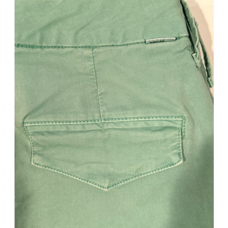 MOTHER The Roller Prep Pants Size 26 | Killing Time Turquoise Mint Green EUC Wide Leg