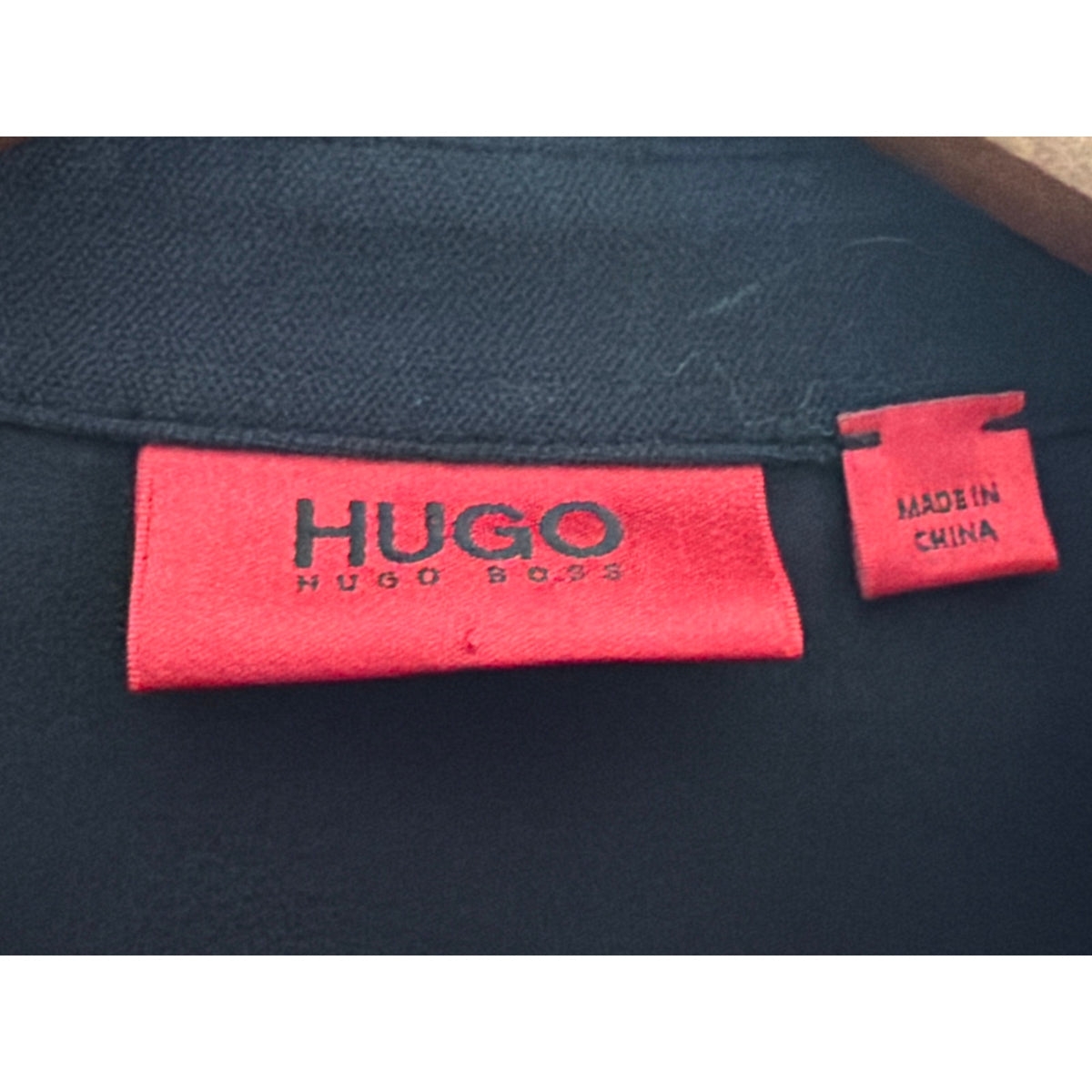 HUGO Hugo Boss Men's Black Pocket Polo Shirt - Large 