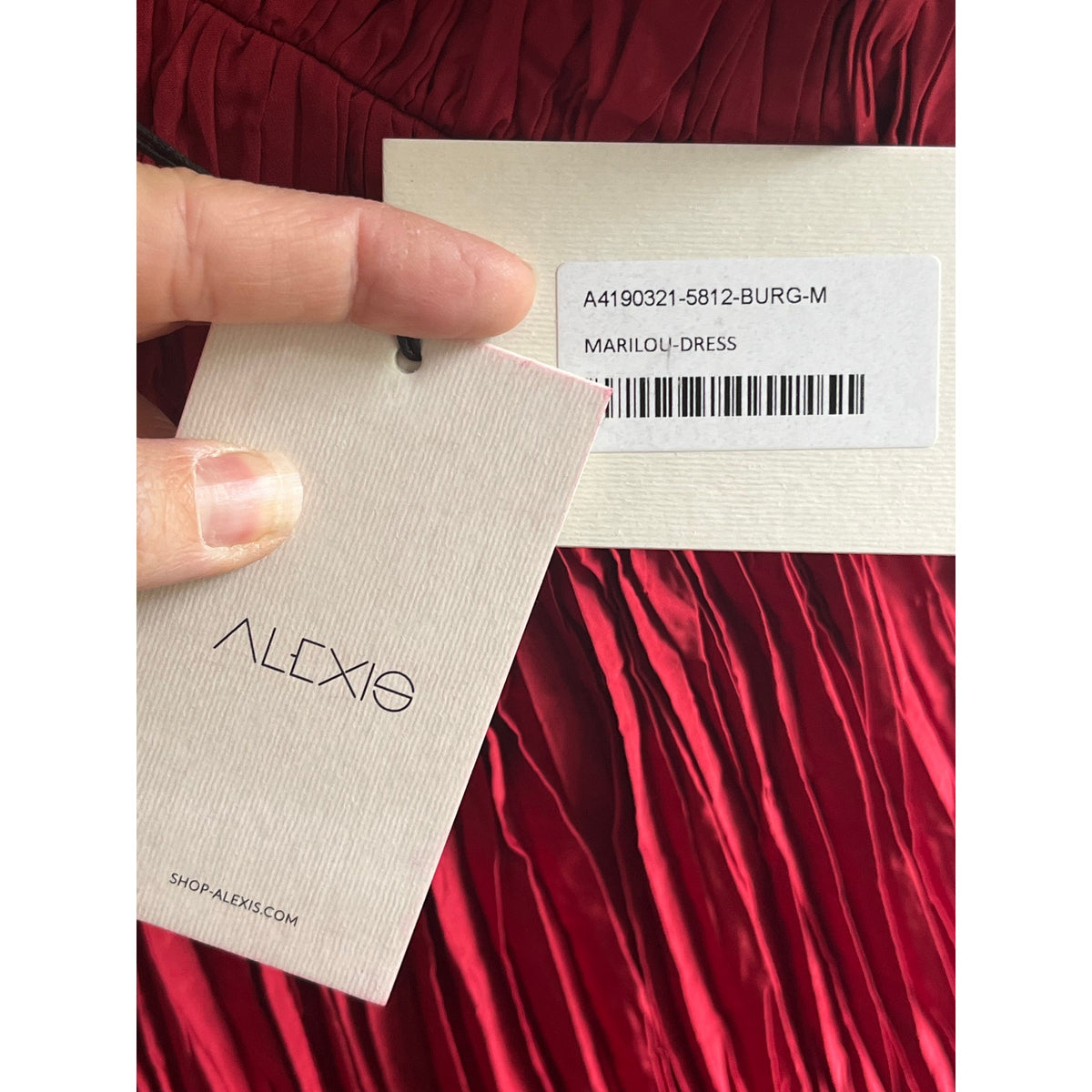 ✨ NWT Alexis Marilou Red Pleated Mini Dress M ✨ Wedding Guest Showstopper