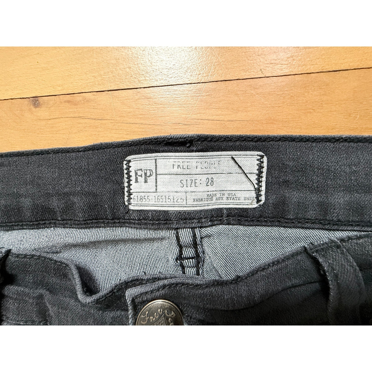 Free People Just Float On Flare Jeans - Black - Size 28 - EUC