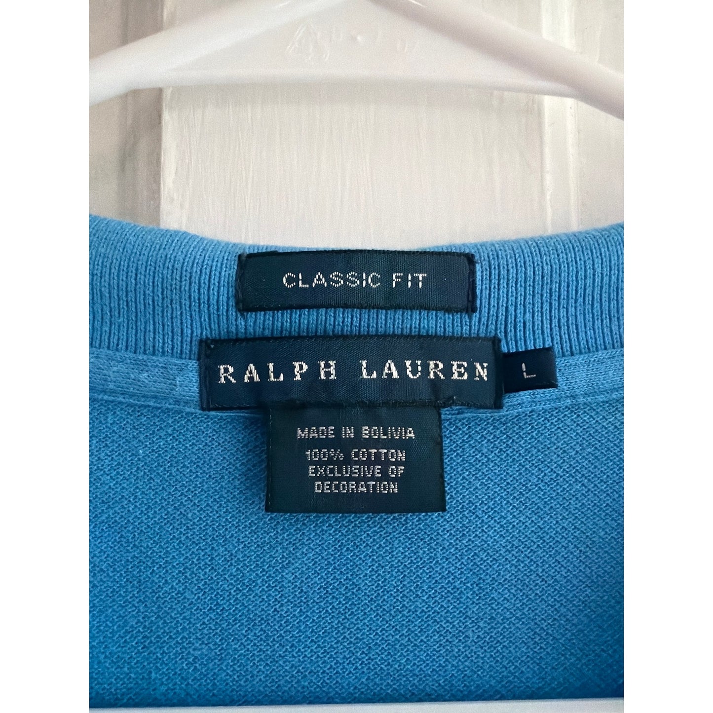 Polo Ralph Lauren Polo Blue Shirt Men's Yellow Pony