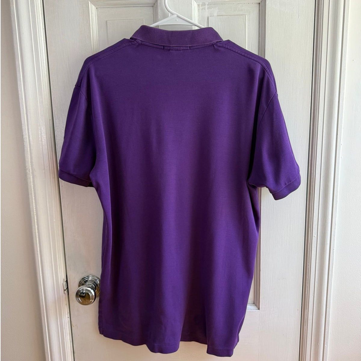 Vintage Polo Ralph Lauren Purple Polo Shirt Men's Gold Pony Medium