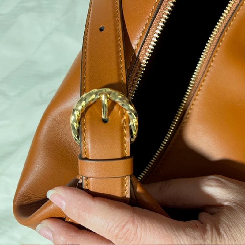 Ulla Johnson Twyla Crescent bag Cigar color